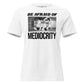 Be Afraid of Mediocrity - Focus Edition White Motivational Women’s T-Shirt