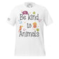 Be Kind to Animals White Motivational Men's T-Shirt