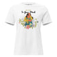 Be Kind to Your Mind - Floral Edition White Motivational Women’s T-Shirt
