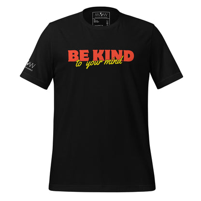 Be Kind to Your Mind Black Motivational Men's T-Shirt