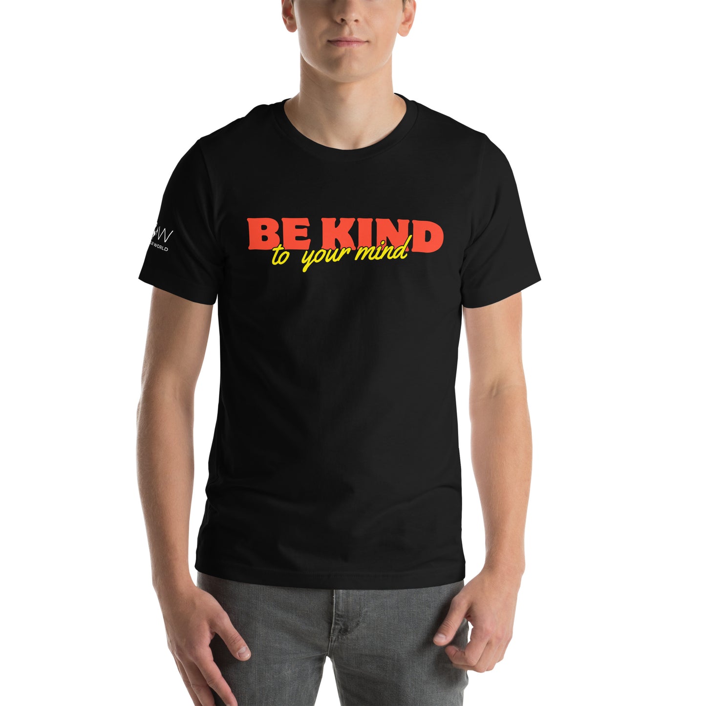 Be Kind to Your Mind Black Motivational Men's T-Shirt