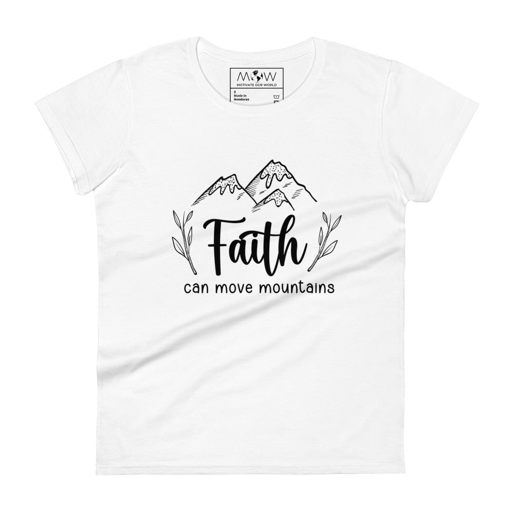Be Still Women’s Motivational White T-Shirt