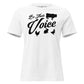 Be Their Voice - Farm Animals White Motivational Women’s T-Shirt