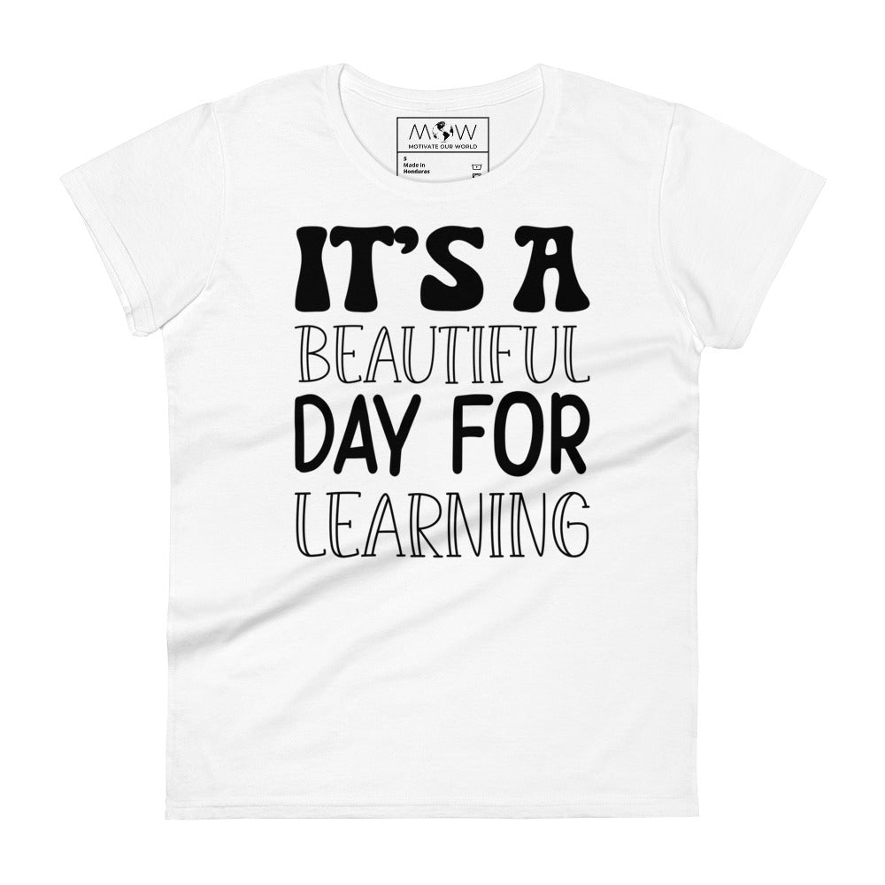 Be the Change Women’s Motivational White T-Shirt