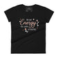 Be the Energy Floral Design Women’s Motivational Black T-Shirt
