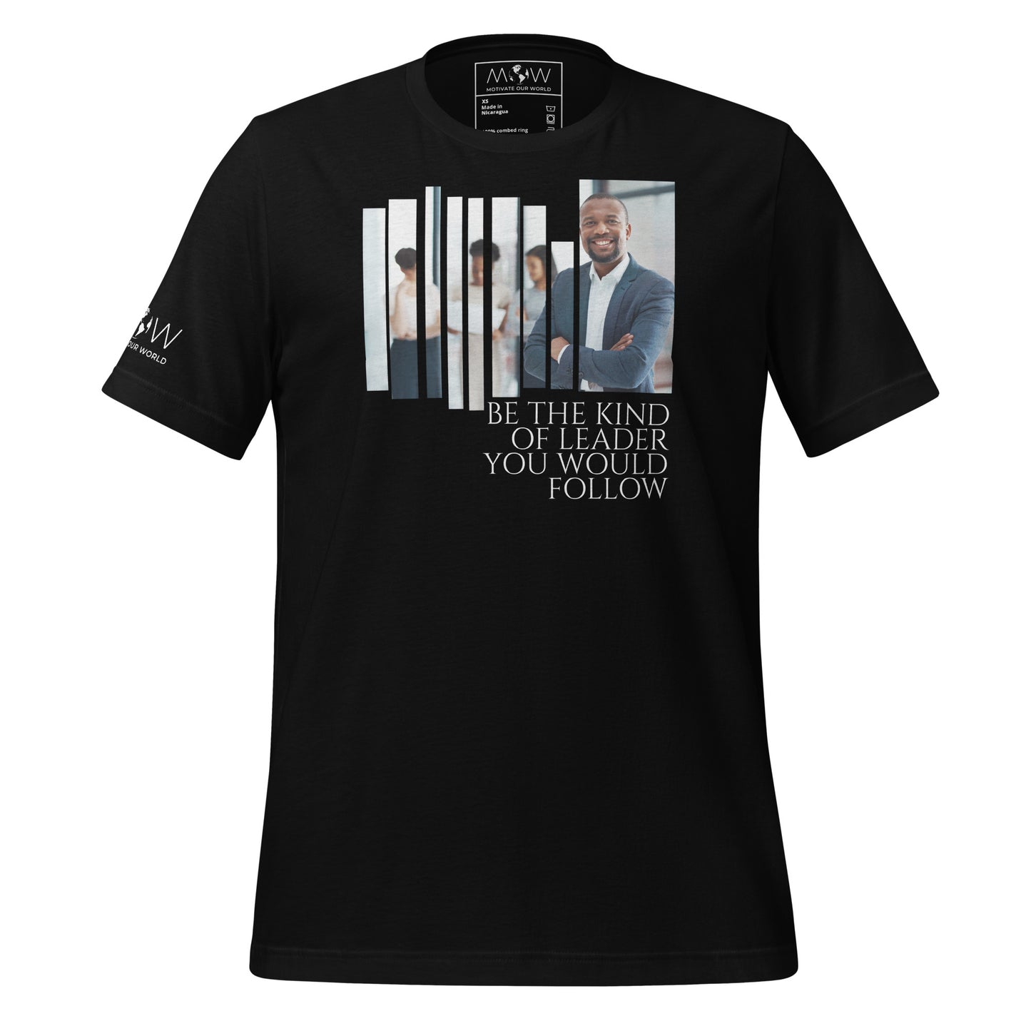 Be the Kind Black Motivational Men's T-Shirt