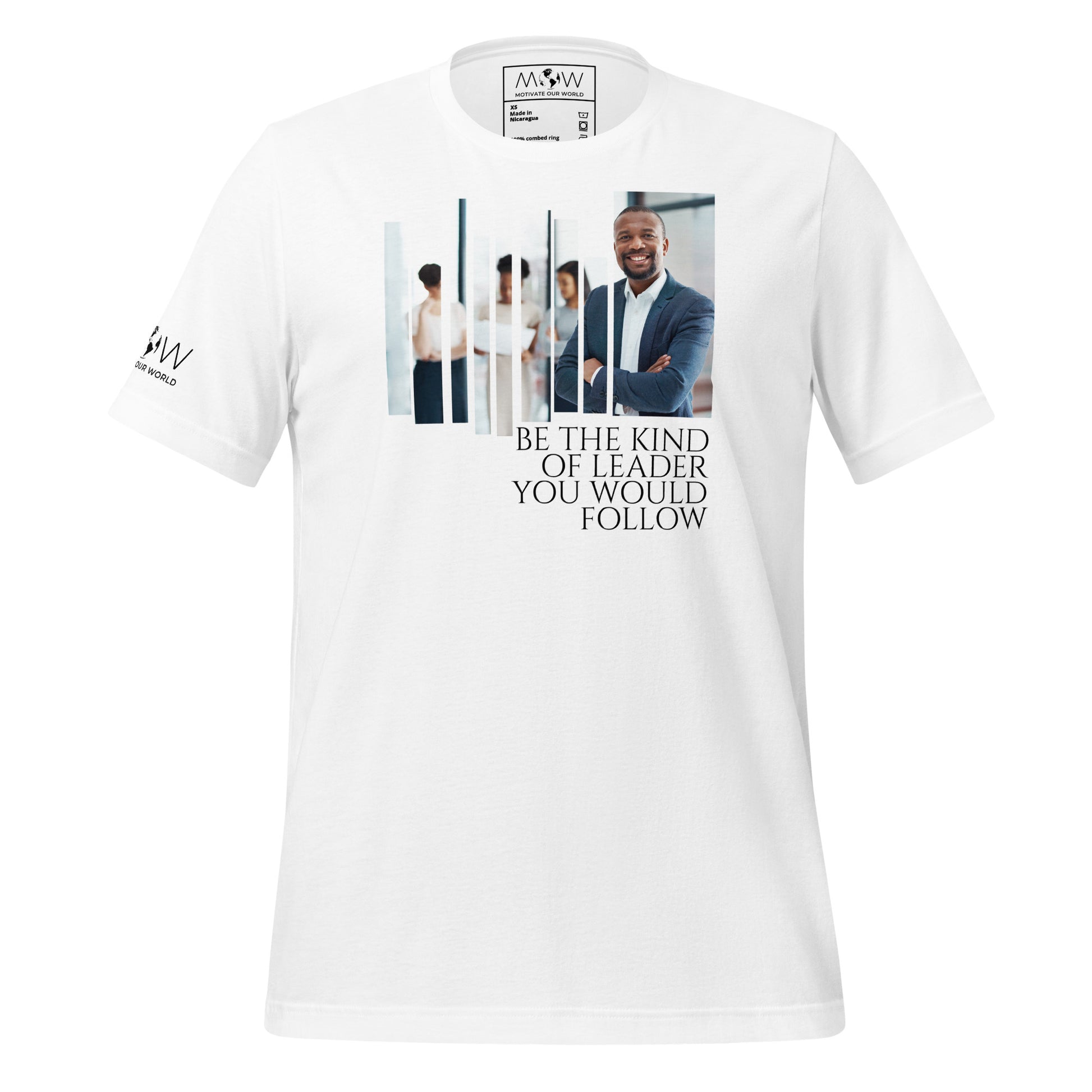 Be the Kind White Motivational Men's T-Shirt