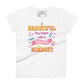 Beautiful Mindset Banner Design Women’s Motivational White T-Shirt