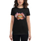 Beautiful Mindset Sunset Heart Women’s Motivational Black T-Shirt