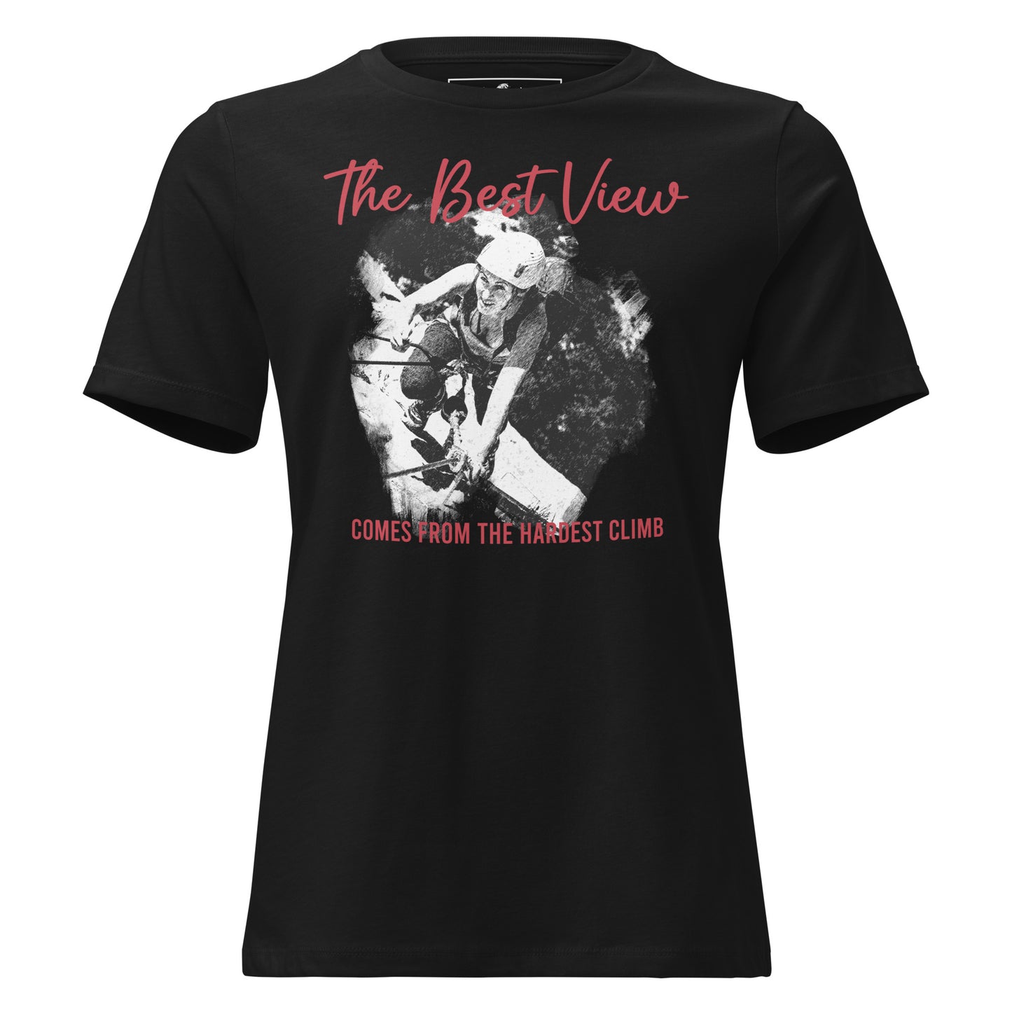 Best View Black Motivational Men's T-Shirt