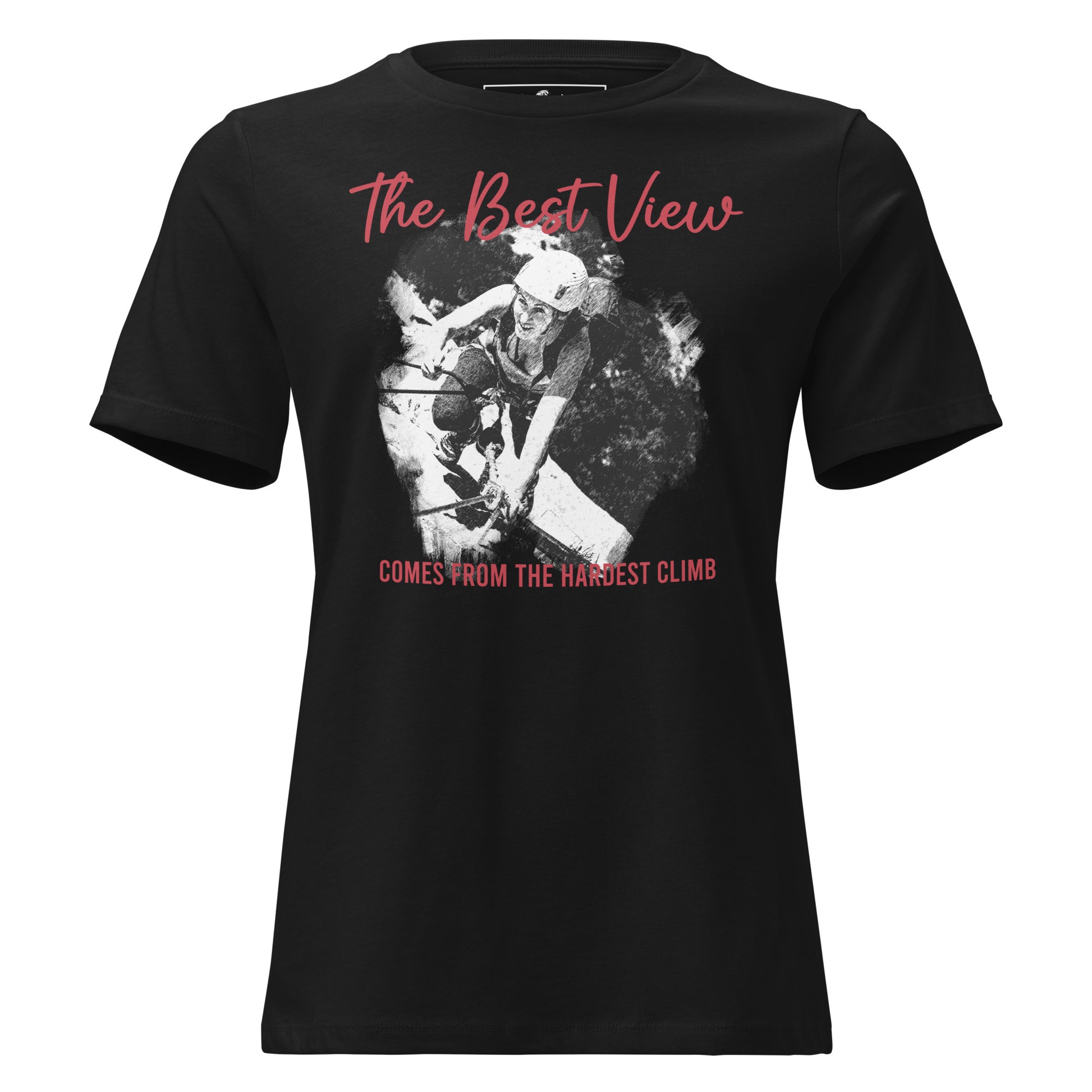 Best View Black Motivational Men's T-Shirt