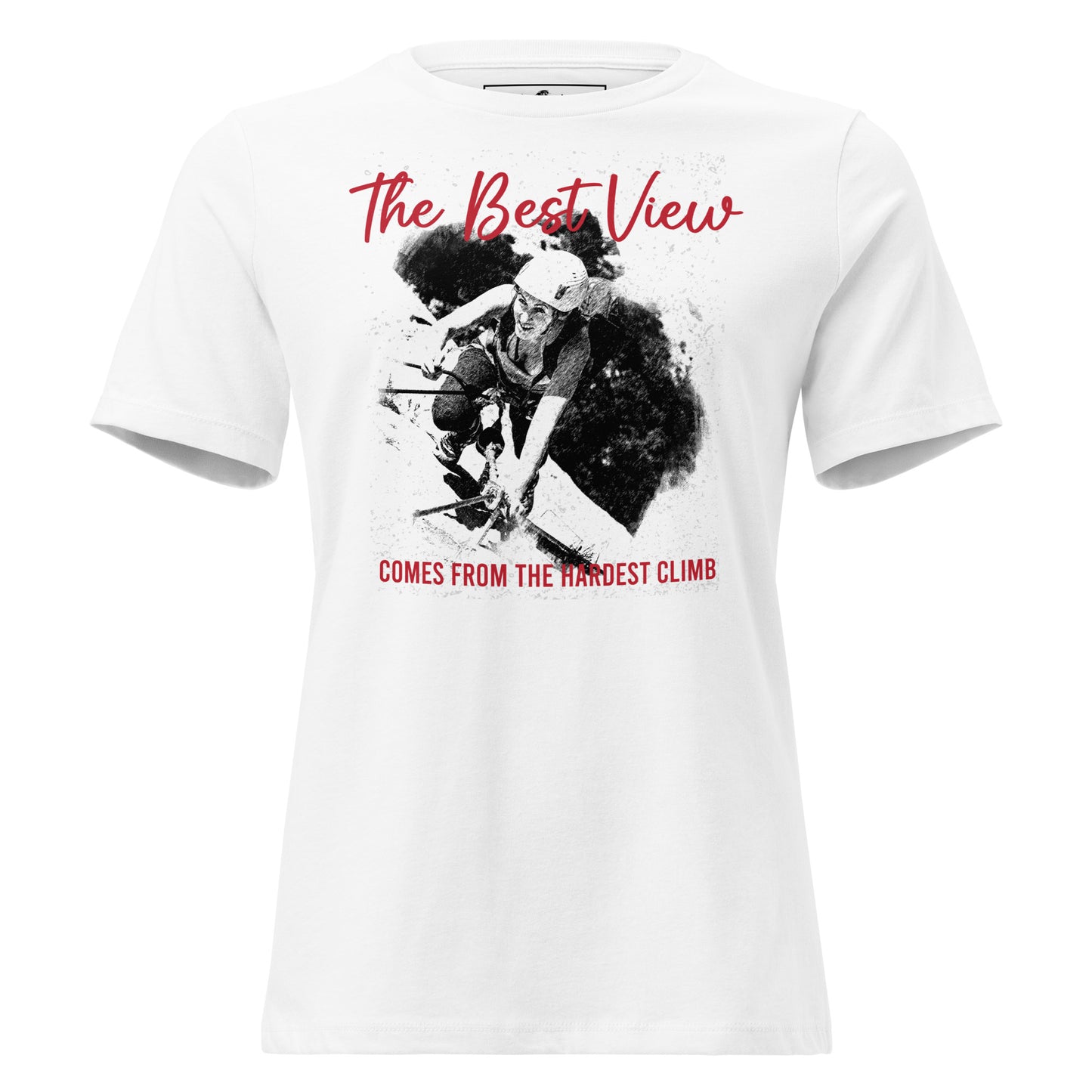 Best View White Motivational Men's T-Shirt