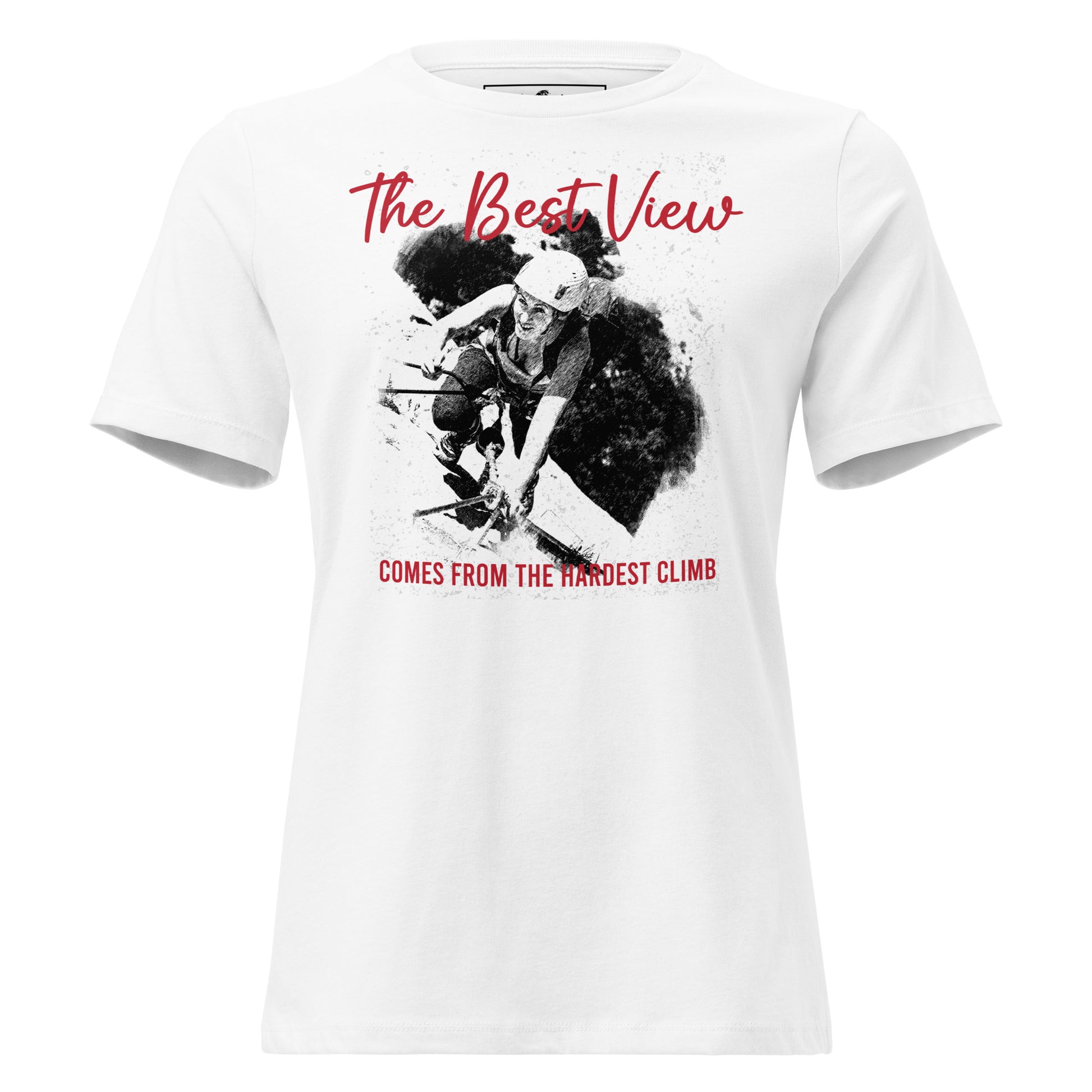Best View White Motivational Men's T-Shirt