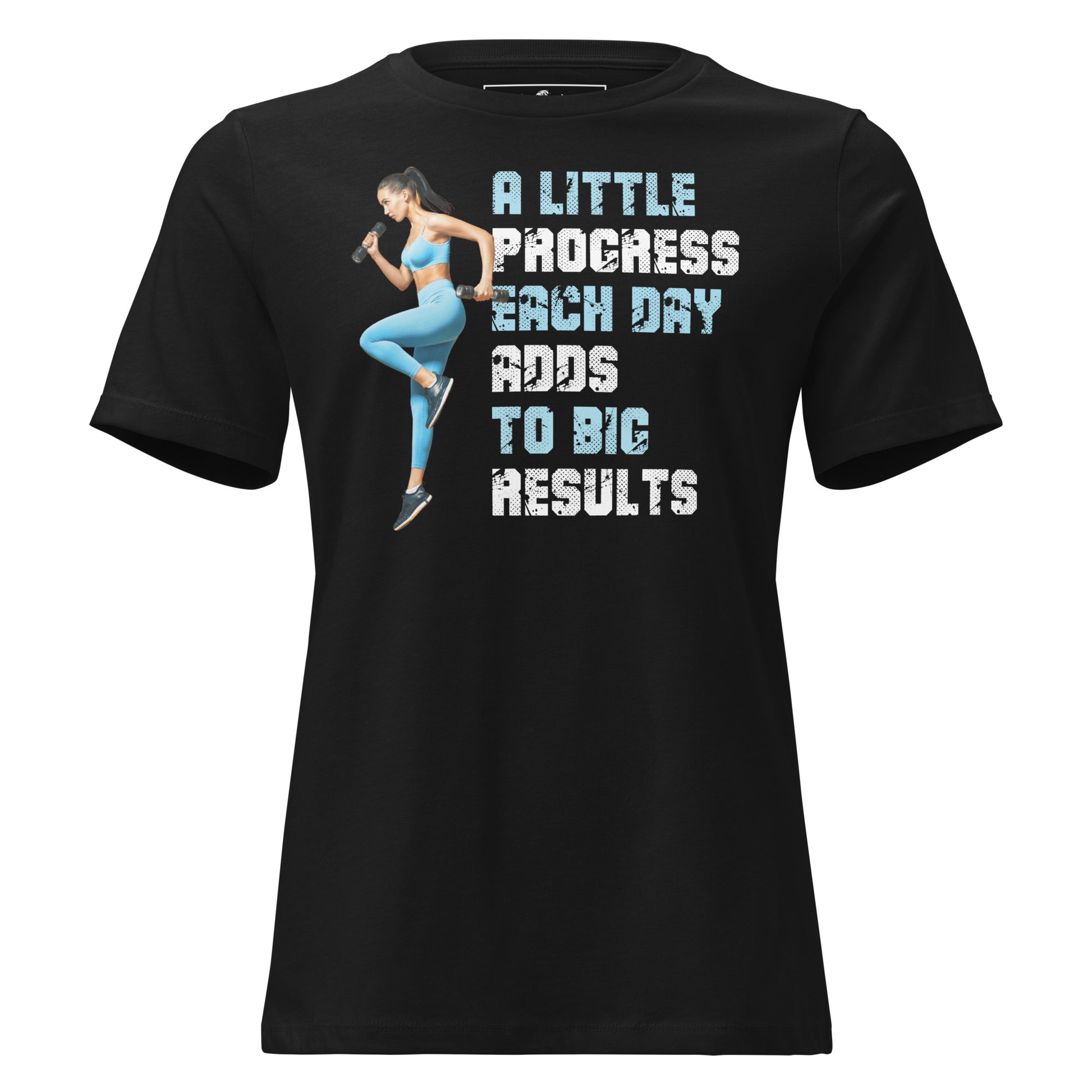 "Big Results" Black Motivational Women’s T-Shirt