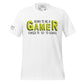 Born to Be a Gamer Forced To White Motivational Men's T-Shirt