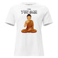 Buddha Serenity White Motivational Women’s T-Shirt