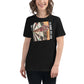 "Bullseye Focus" Dart Black Motivational Women’s T-Shirt Lifestyle