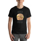 "Burger Lover" Men's Motivational Black T-Shirt