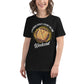 Calories Don’t Count On The Weekend Panini Black Motivational Women’s T-Shirt Lifestyle