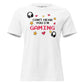 Can't Hear You I'm Gaming - Bold Pixel Style White Motivational Women’s T-Shirt
