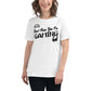 Can't Hear You I'm Gaming - Minimalist Pixel White Motivational Women’s T-Shirt Lifestyle