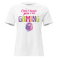 "Can't Hear You I'm Gaming" White Motivational Women’s T-Shirt