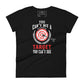 Can't Hit A Target Women’s Motivational Black T-Shirt