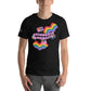 Celebrate Diversity Rainbow Black Motivational Men's T-Shirt