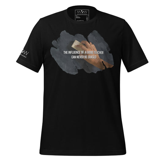 Chalkboard Teacher's Legacy Men's  Motivational Black T-Shirt