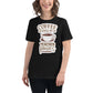 Coffee Gives Me Teacher Powers – Fun Coffee Cup Teacher Black Motivational Women’s T-Shirt Lifestyle