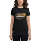 Coffee Makes Me Less Grumpy Women’s Motivational Black T-Shirt