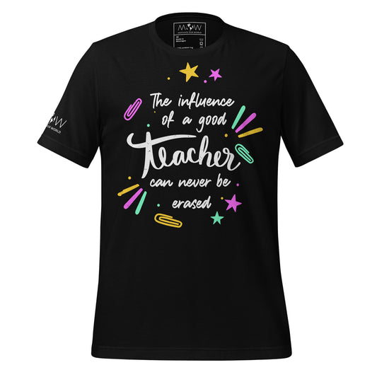 Colorful Teacher Legacy Men's Motivational Black T-Shirt