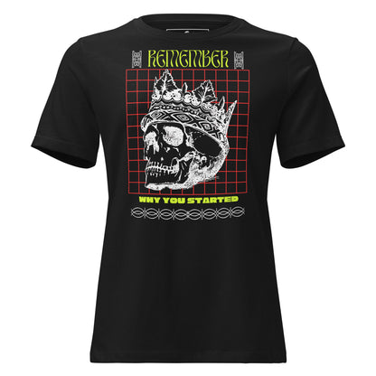 Crowned Legacy Black Motivational Women’s T-Shirt