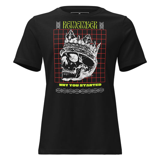 Crowned Legacy Black Motivational Women’s T-Shirt
