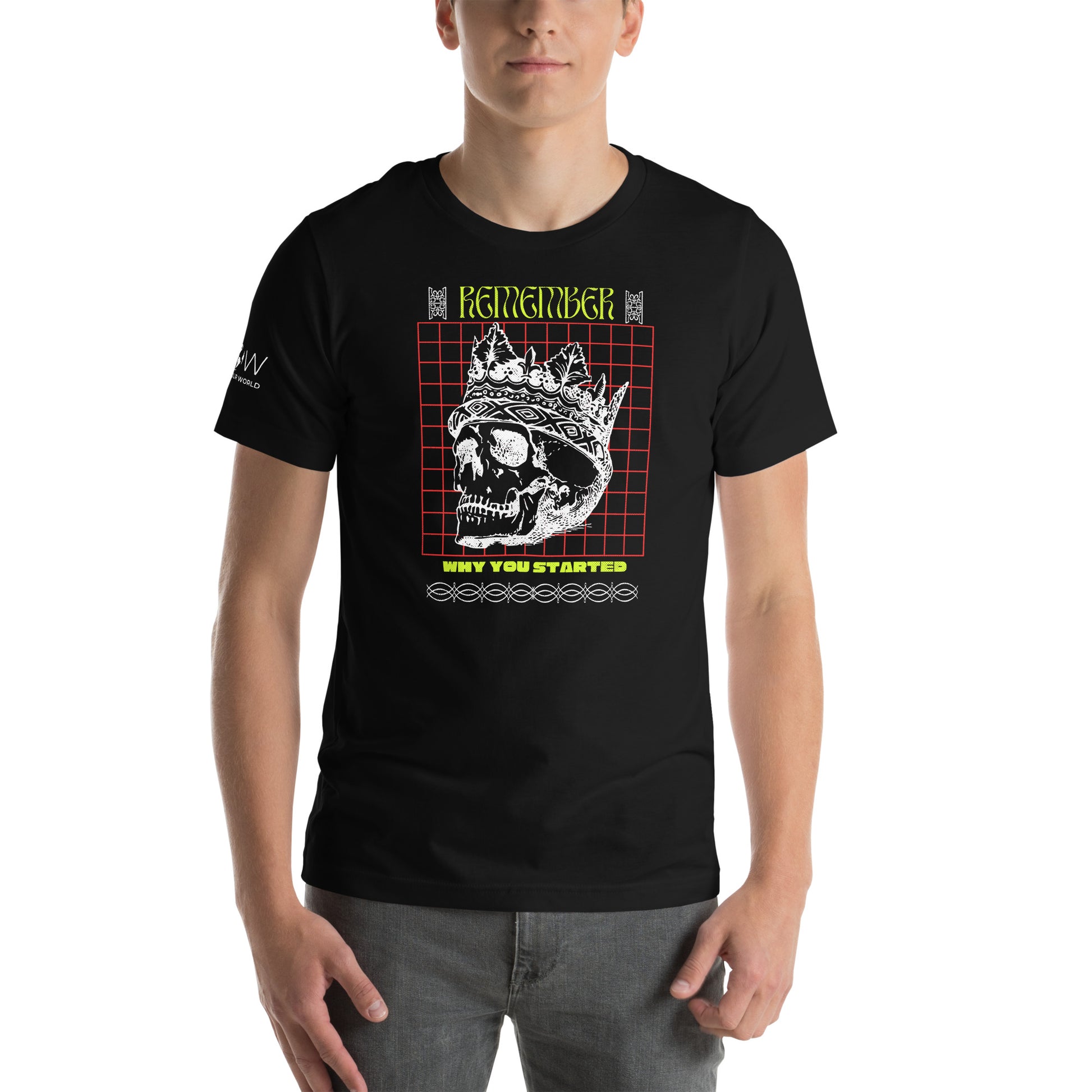 Crowned Legacy Men's Motivational Black T-Shirt
