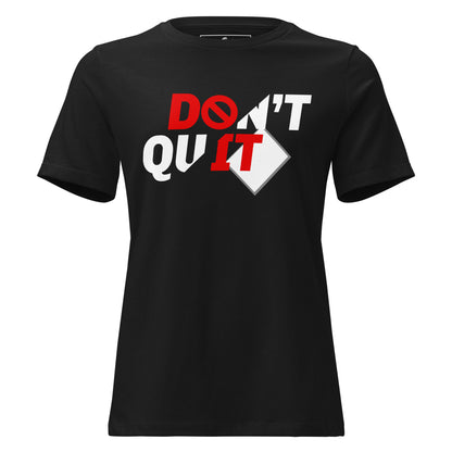 DO IT Black Motivational Women’s T-Shirt