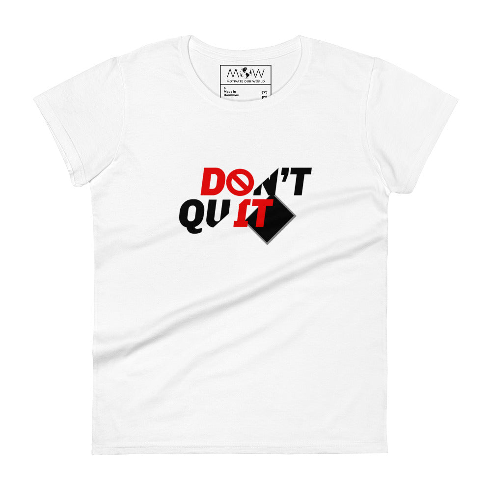 DO IT Women's Motivational White T-Shirt
