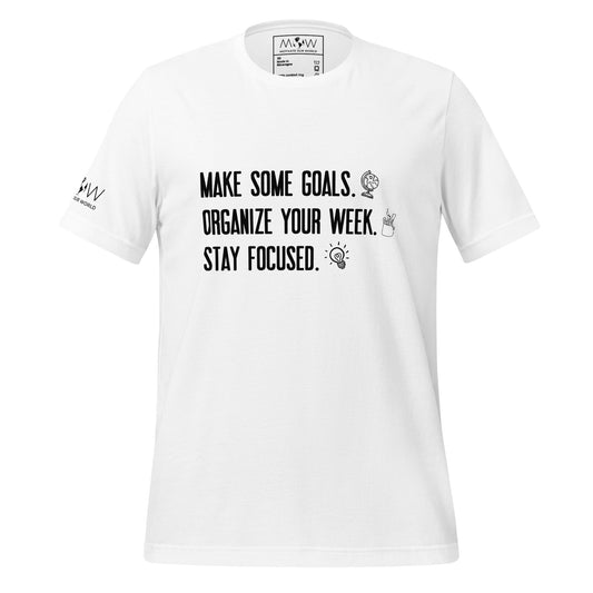 Discipline is Destiny Men's Motivational White T-Shirt