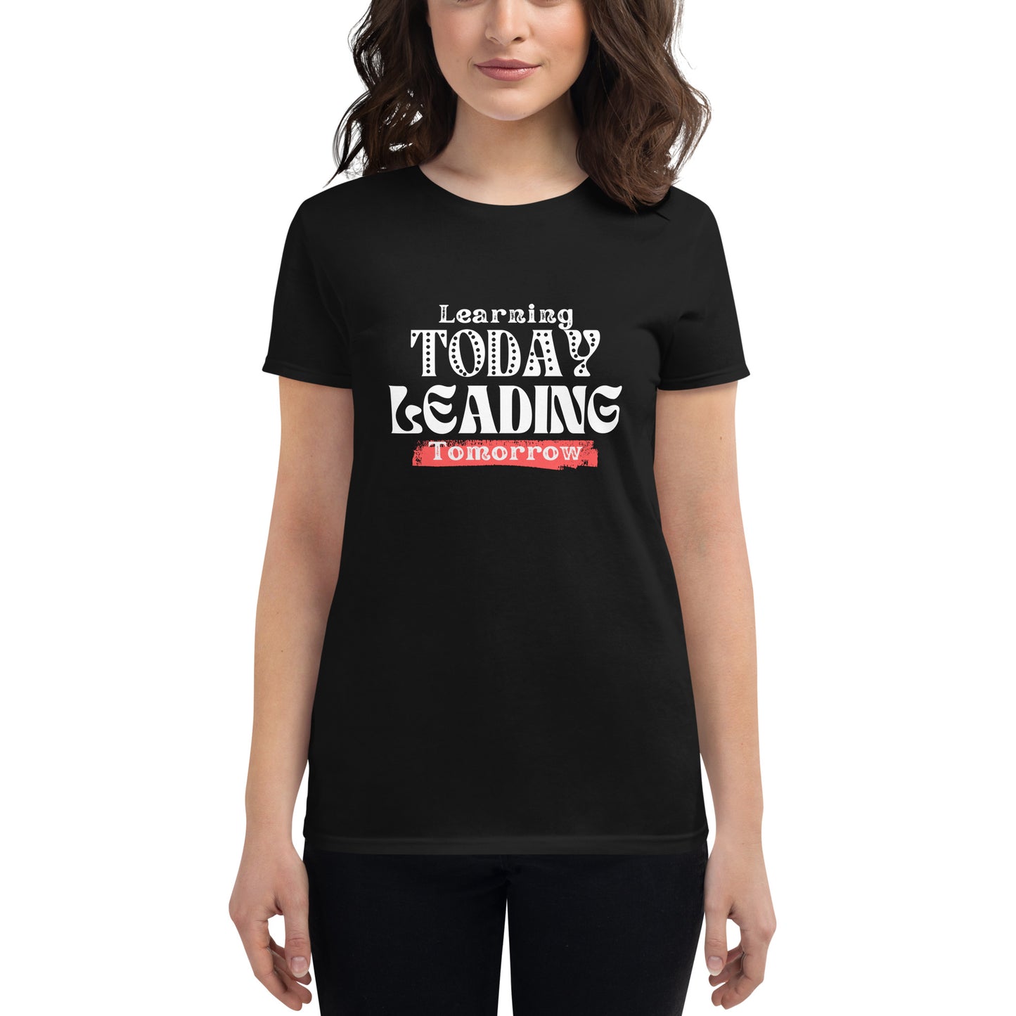 Do It Now, Not Tomorrow Women’s Motivational Black T-Shirt