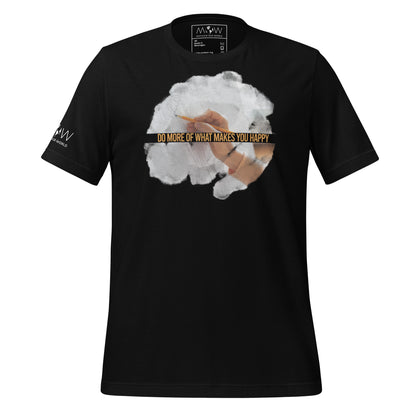 Do More of What Black Motivational Men's T-Shirt