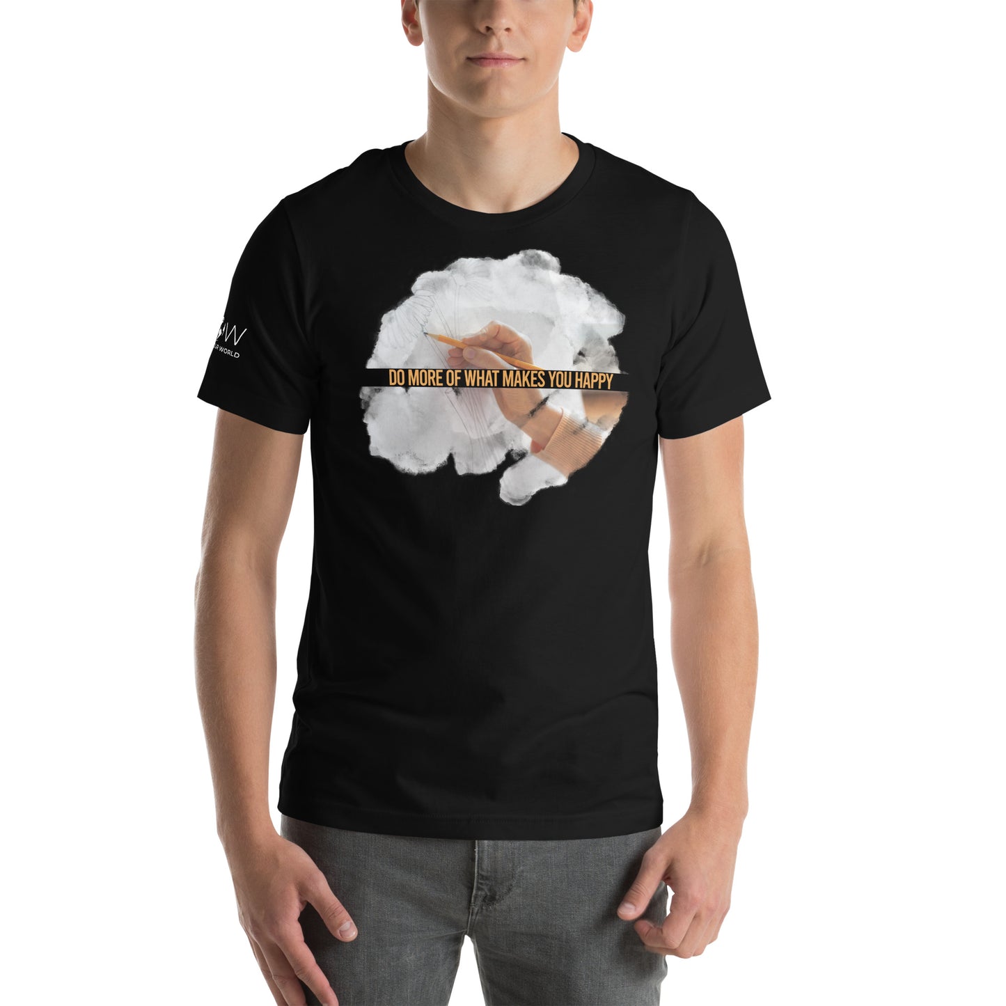 Do More of What Black Motivational Men's T-Shirt