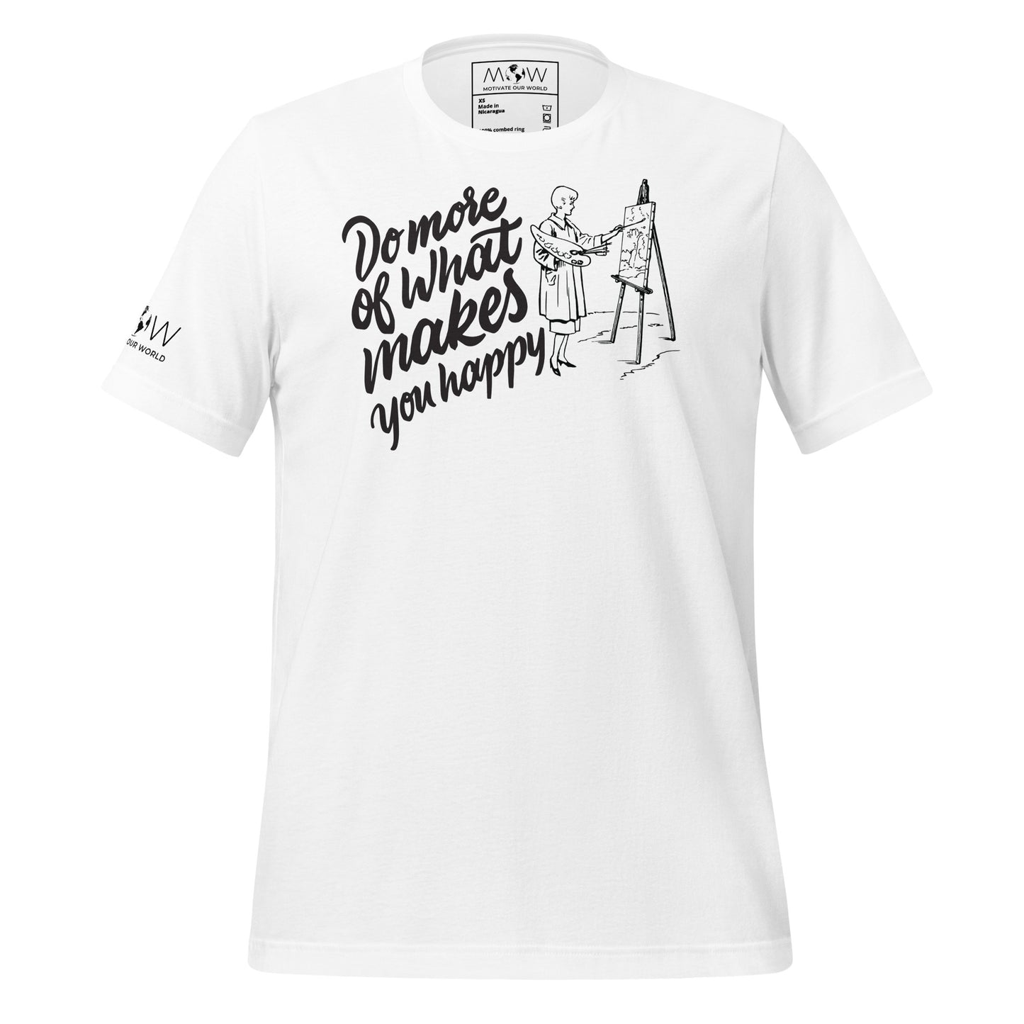 Do More of What Makes You White Motivational Men's T-Shirt