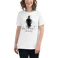 Don’t Forget About Yourself - Black And White White Motivational Women’s T-Shirt Lifestyle