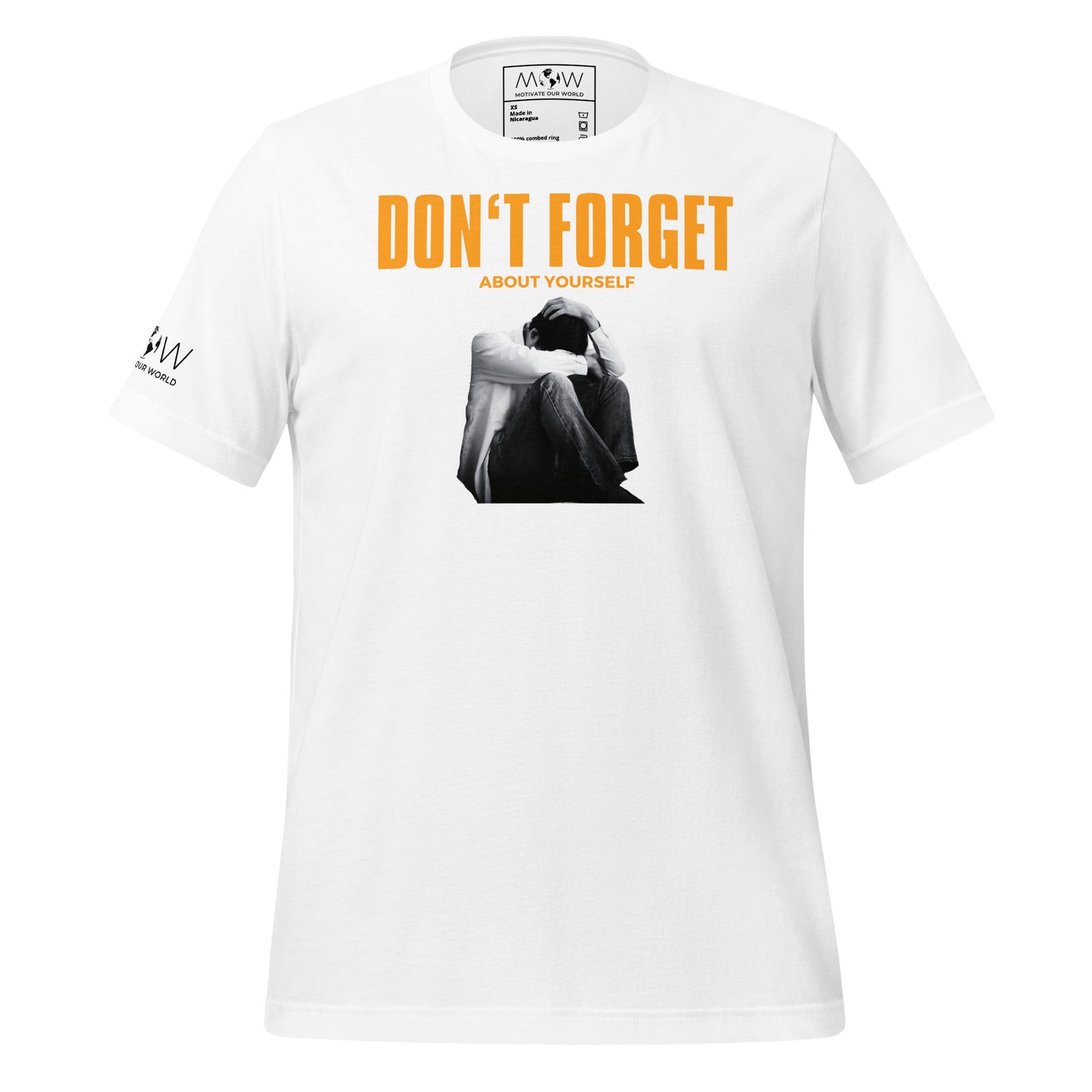 Don’t Forget White Motivational Men's T-Shirt