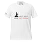 Don’t Quit Your Daydream (Minimalist Neon Design) Men's Motivational White T-Shirt