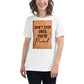 Don’t Stop Until You’re Proud Book Cover White Motivational Women’s T-Shirt Lifestyle