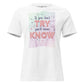 Don't Try And You’ll Never Know White Motivational Women’s T-Shirt