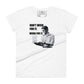 Don’t Wish For It, Work For It Professional Women’s Motivational White T-Shirt