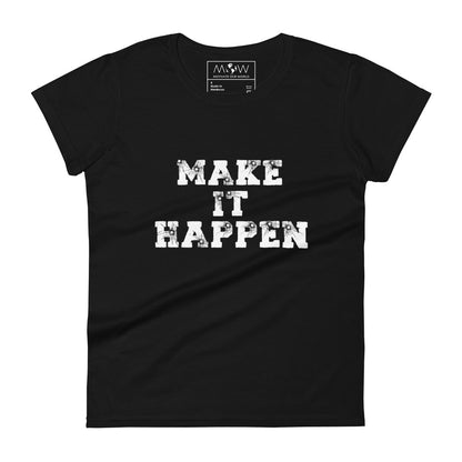 Dream Big Women’s Motivational Black T-Shirt