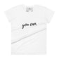 Dream Big Women’s Motivational White T-Shirt